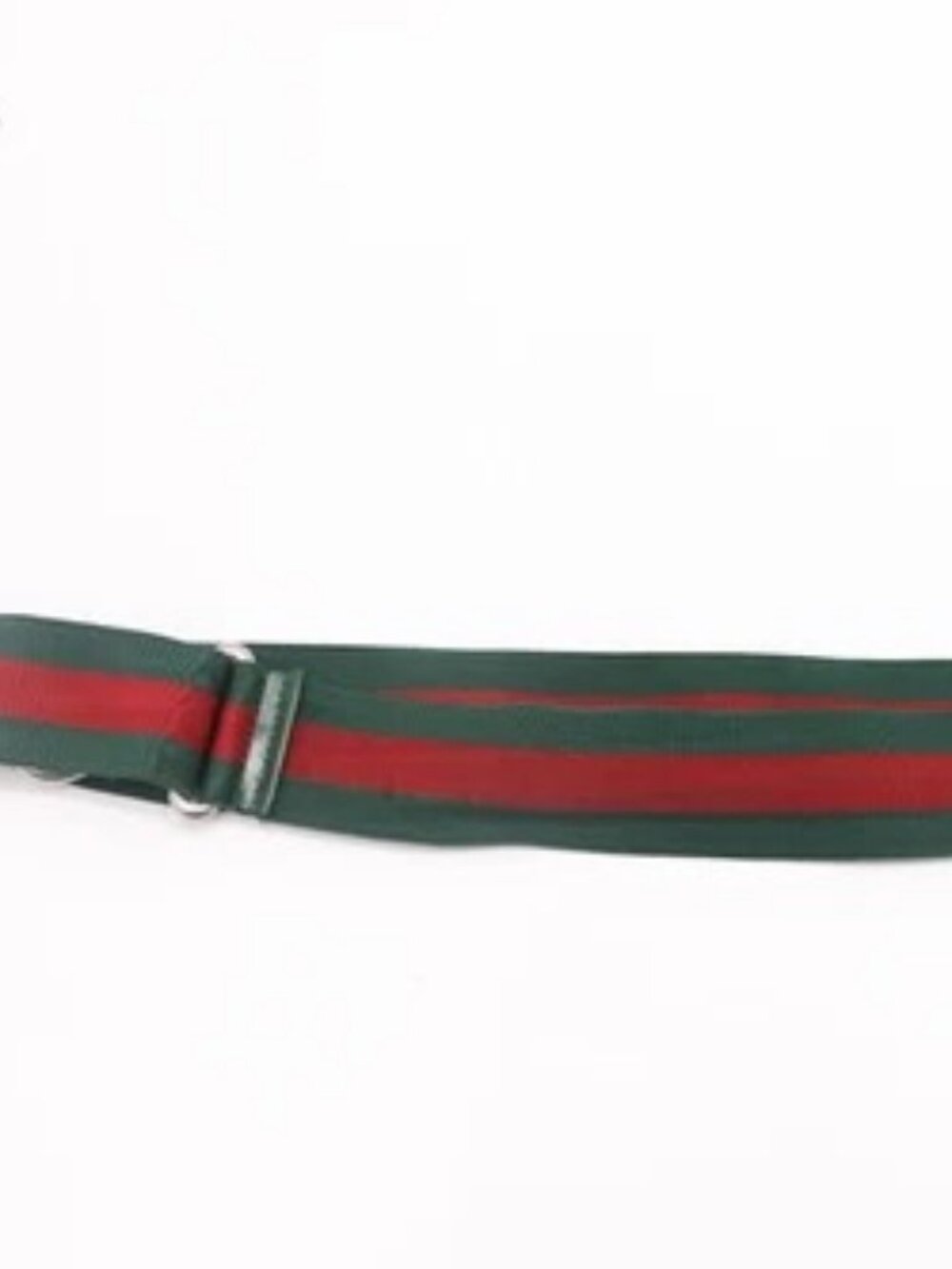 GUCCI Web Cloth Belt Womens Size 105/42 189813